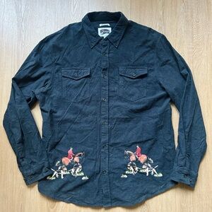 Billionaire Boys Club Button Up Shirt Men’s XL Gray